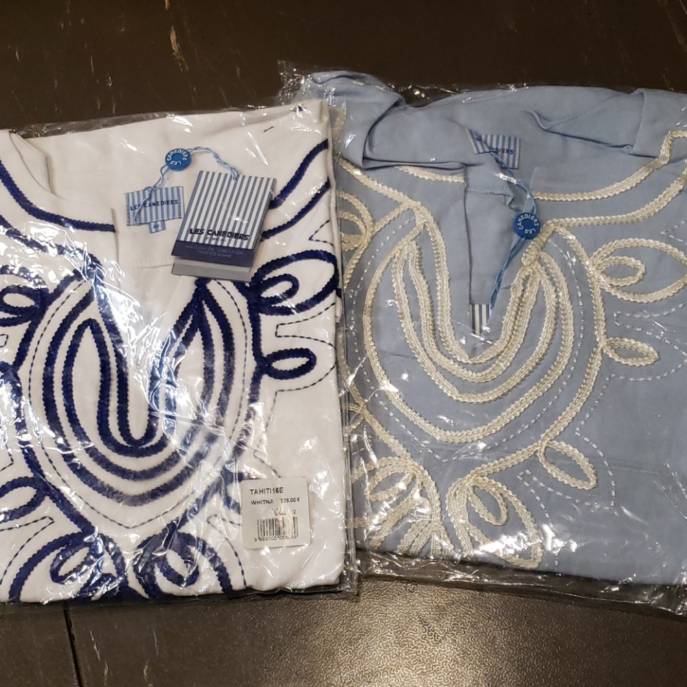 LES CANEBIERS tunique,  bundle of 2